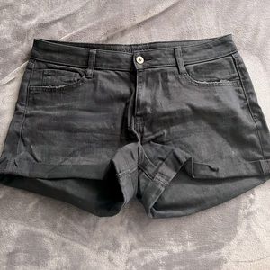 Arizona jean company black jean shorts, size 9